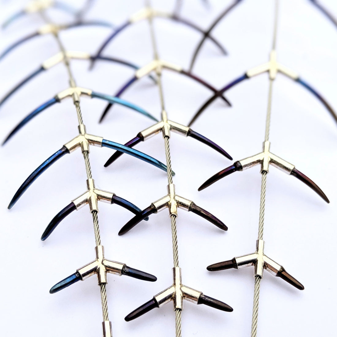 Evolution Series, 2013. 925 silver, titanium, stainless steel.