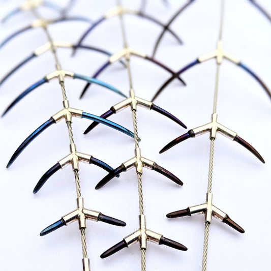 Evolution Series, 2013. 925 silver, titanium, stainless steel.