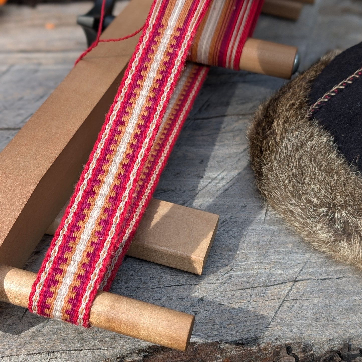Hand-woven Inkle Braid 2 Metre