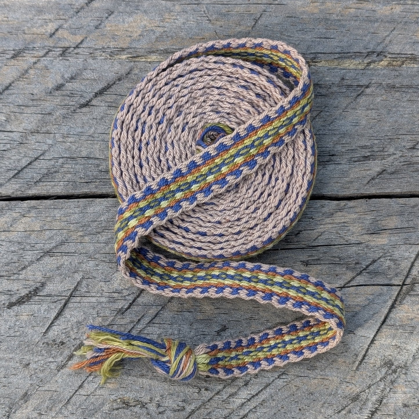 Hand-woven Inkle Braid 2 Metre