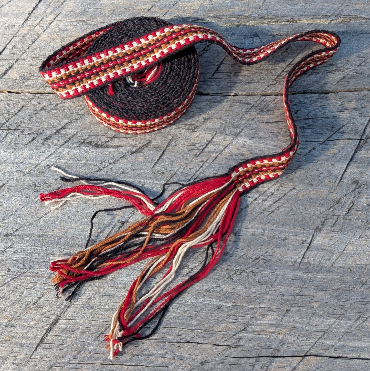 Hand-woven Inkle Braid 2 Metre