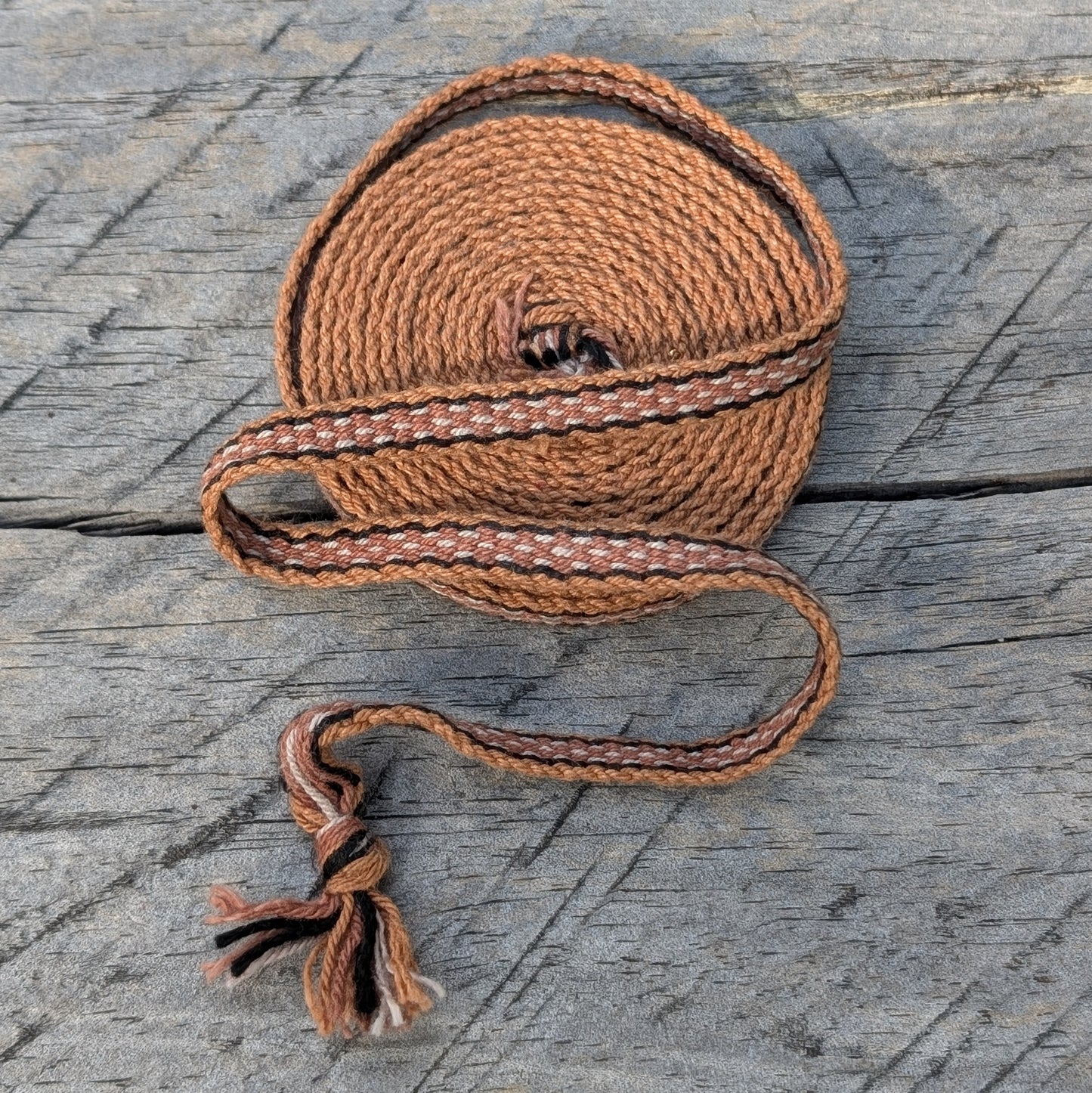 Hand-woven Inkle Braid 2 Metre