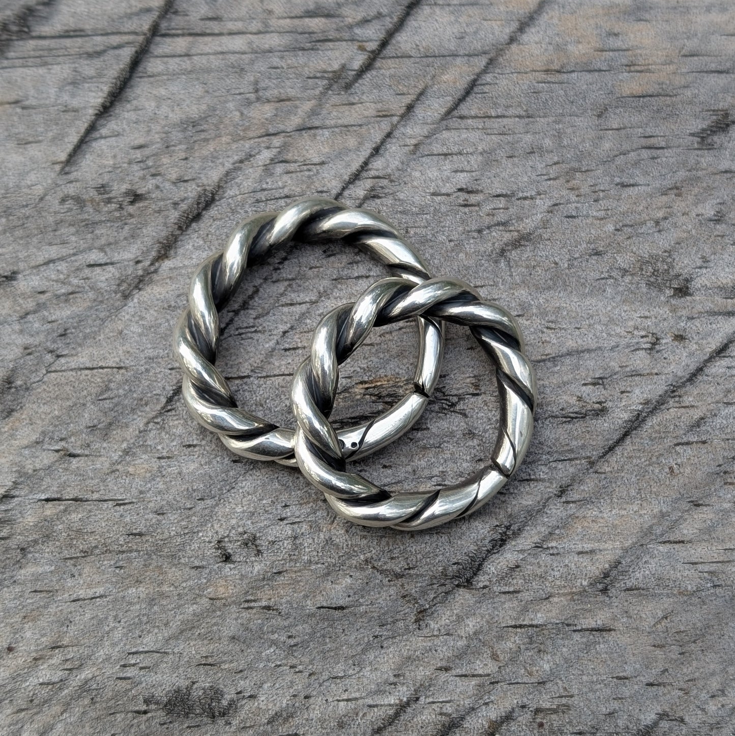 Heavy Twist Ring Sterling Silver