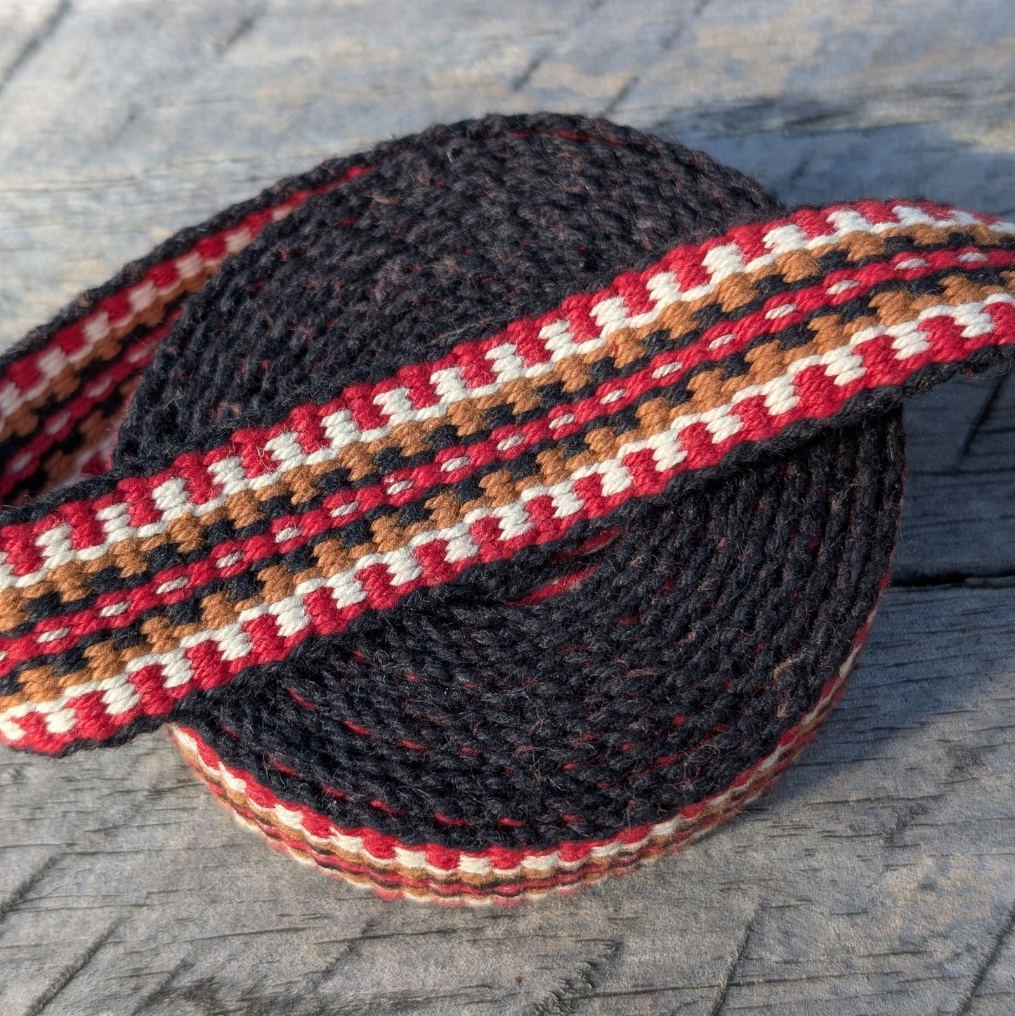 Hand-woven Inkle Braid 2 Metre