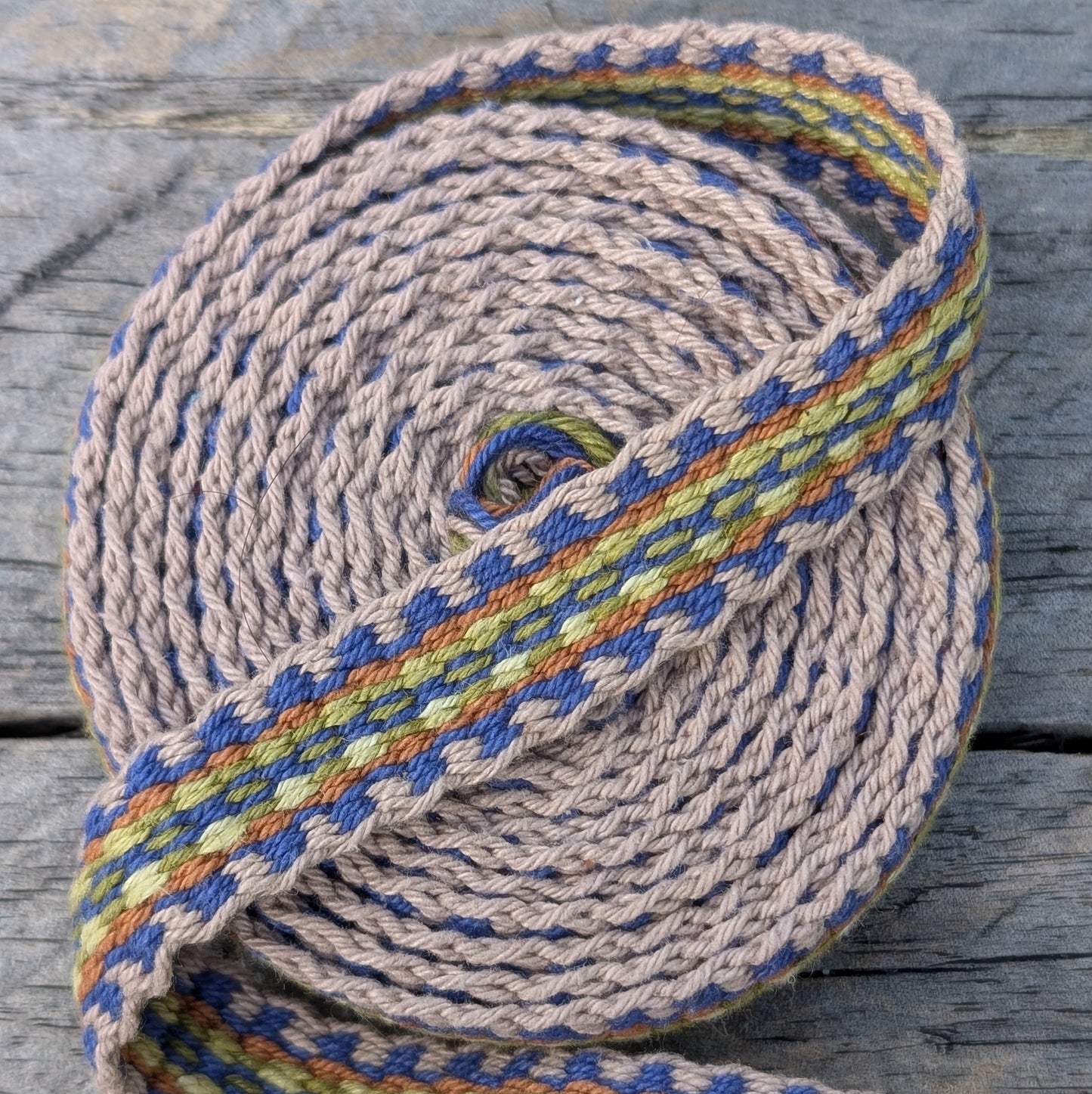 Hand-woven Inkle Braid 2 Metre