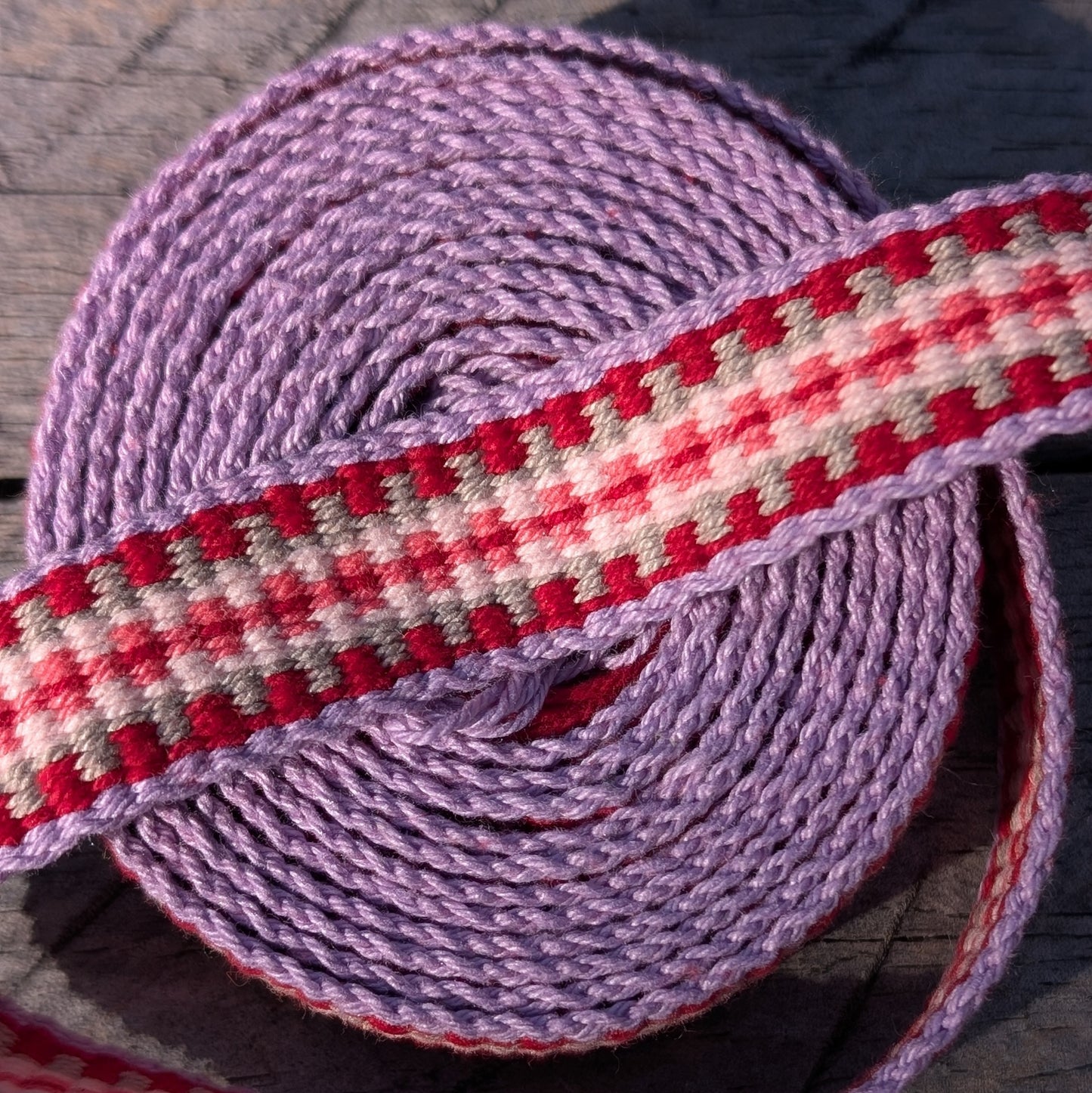 Hand-woven Inkle Braid 2 Metre